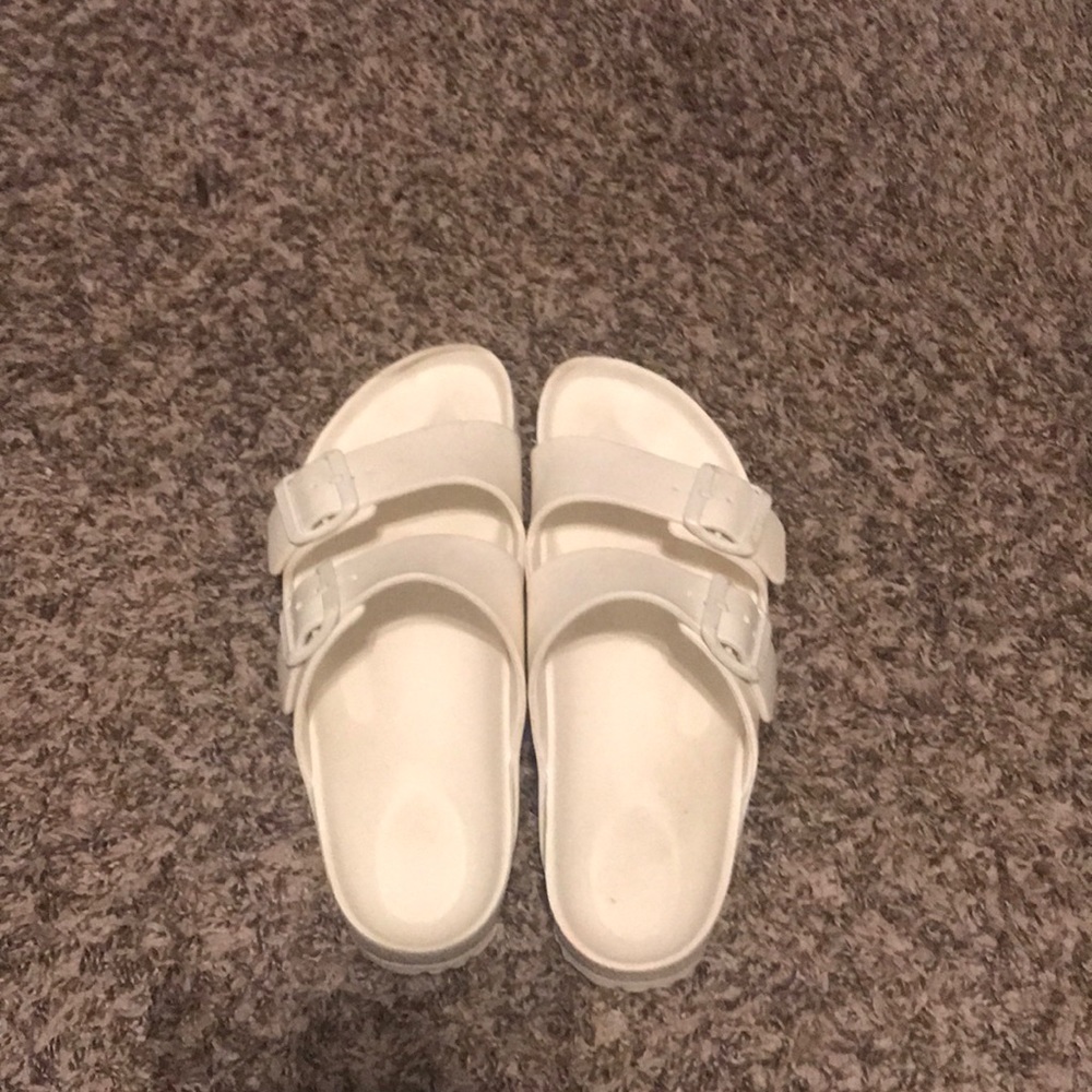White Rubber Birkenstock’s